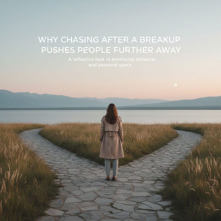 Why Chasing After a Breakup Pushes People Further Away