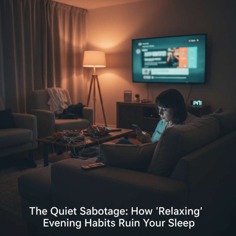 The Quiet Sabotage: How "Relaxing" Evening Habits Ruin Your Sleep